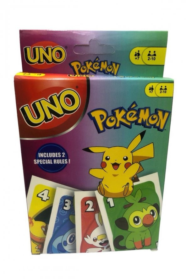 Pokemon Avengers Frozen 3lü Set Uno Kart Yerli