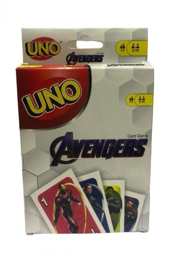 Pokemon Avengers Frozen 3lü Set Uno Kart Yerli - 3