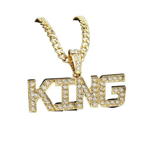 King Kral Hip Hop Thug Life Gangster Unisex Kolye Zinciri - 4