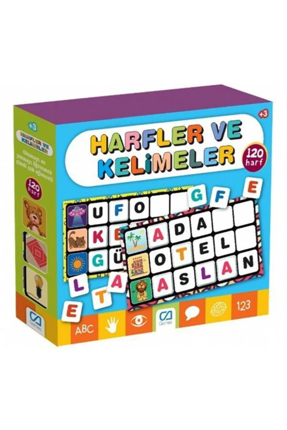 Ca Harfler Ve Kelimeler +3 Yaş Harfler ve Kelimeler ürün görseli
