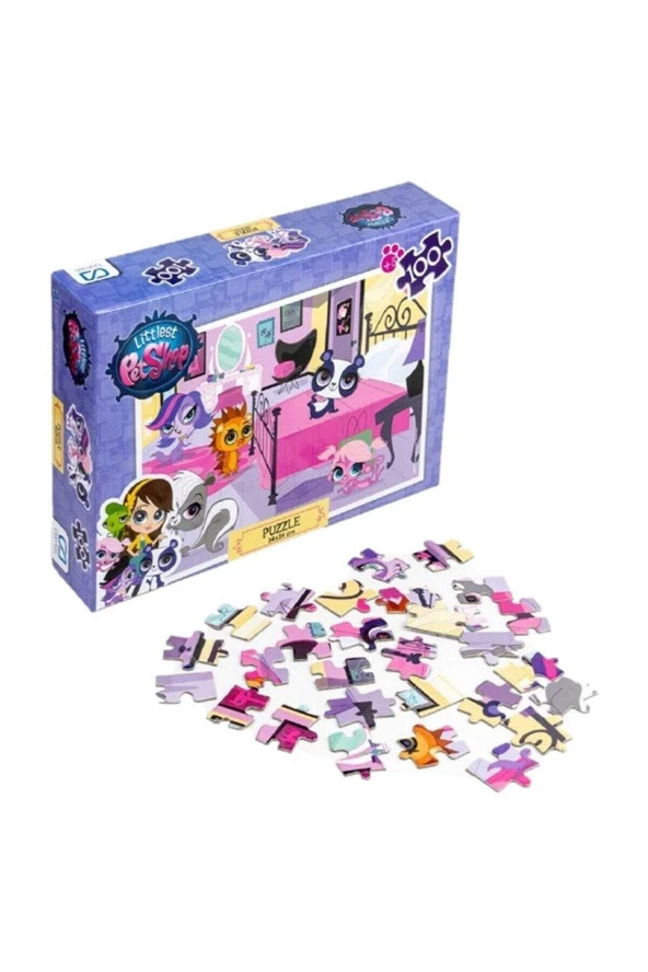 Ca Puzzle 100 Parça Littlest Petshop Puzzle - Resim 2