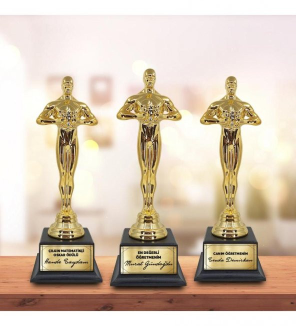 Kişiye Özel Öğretmenler Günü Oscar Ödülü - Resim 3