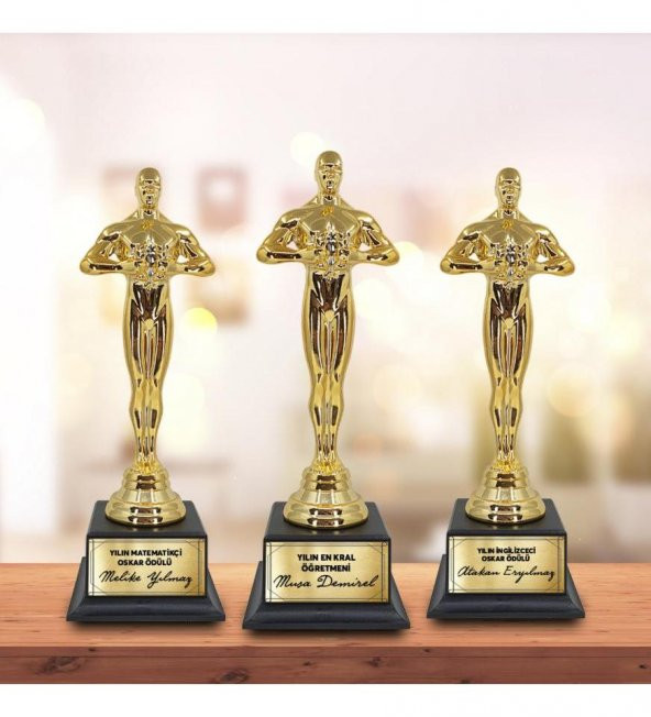 Kişiye Özel Öğretmenler Günü Oscar Ödülü ürün görseli