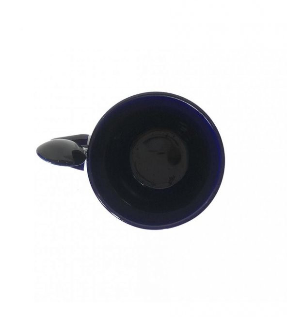 Kişiye Özel Öğretmenler Günü Baskılı İçi ve Kulbu Mavi, Kaşıklı Porselen Kupa Bardak HK2330 - 4