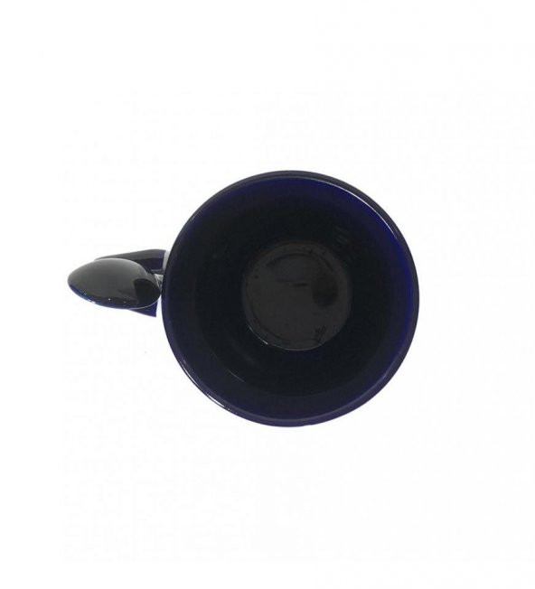 Kişiye Özel Öğretmenler Günü Baskılı İçi ve Kulbu Mavi, Kaşıklı Porselen Kupa Bardak HK2329 - 4