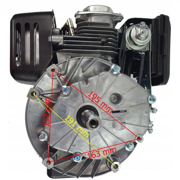 Rato RV170S Çim Biçme Makinası Motoru 6 Hp - 3