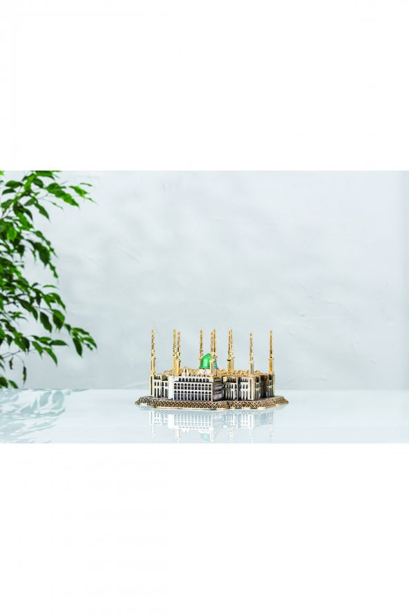 YAĞMUR CAN Mescidi Nebevi (Cami) Altın Renk Ebat 25 x 14 - 2
