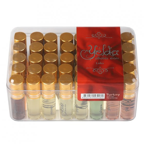 YELDA Yelda Esans Metal Kapak 40 lı Hac Ve Umre Hediyelik Esans 3 Paket