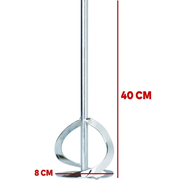 Sds Boya Alçı Karıştırıcı Mikseri 80x400 mm - Resim 2
