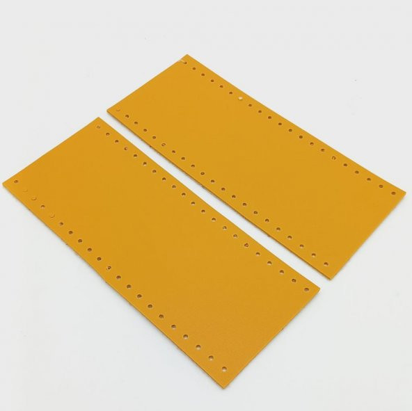 Angel Çanta Aksesuar Suni Deri Tutma Sapı Hardal Simit Sap 17x7.5 Cm