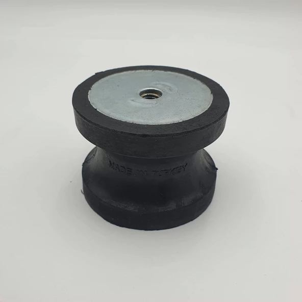 Kauçuk Pullu Makaralı Takoz ATC Tipi M12x1.5 - 80x60 - Resim 2