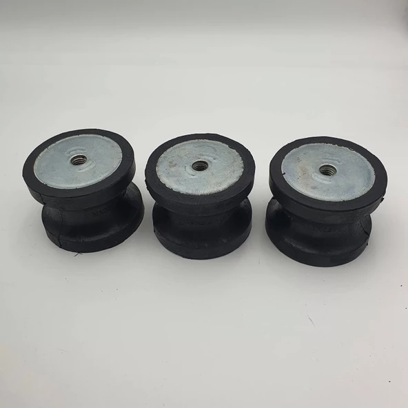 Kauçuk Pullu Makaralı Takoz ATC Tipi M12x1.5 - 80x60 - Resim 5