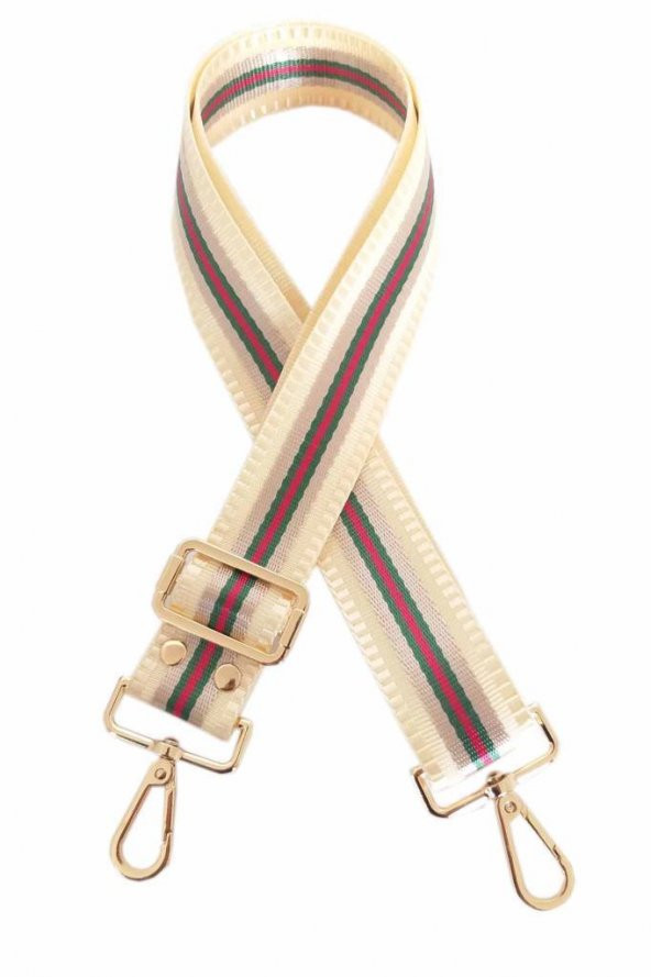 Angel Çanta Aksesuar Polyester Kolon 120X4 Cm No:14 Light Gold Metalli