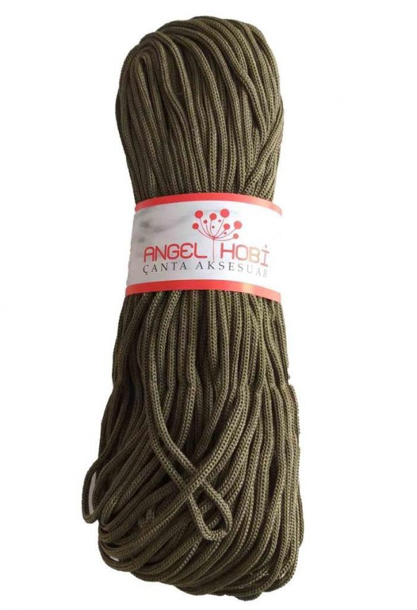 Angel Çanta Aksesuar Polyester Rulo Makrome Haki Yeşil 5Mm
