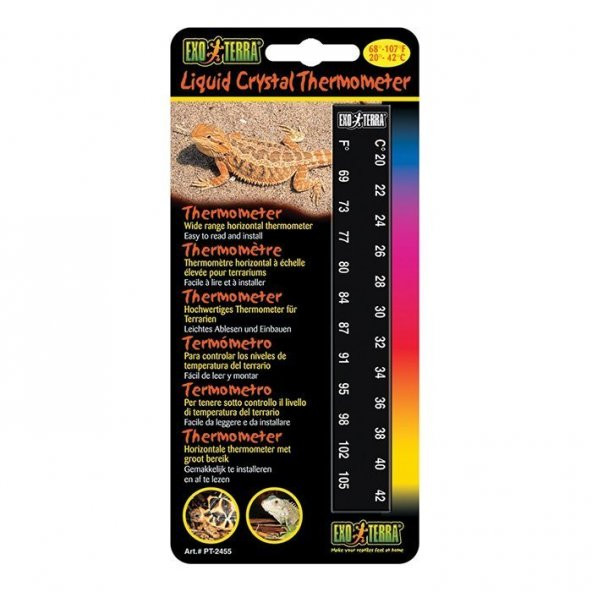 Exo Terra Teraryum İçin Yatay Dijital Termometre - 2