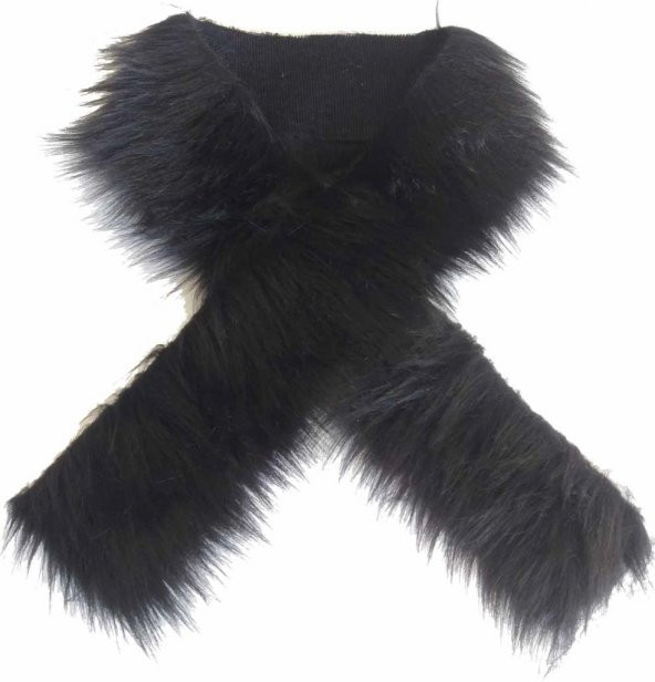 Angel Çanta Aksesuar Kürk 70X5Cm Siyah Renk ürün görseli 1