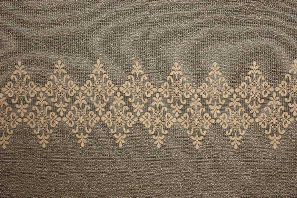 GÖBEKLİ MODEL GOLD RENK TEK KANAT Hazır dikilmiş Pileli Fon Perde 150*260 cm - Resim 4