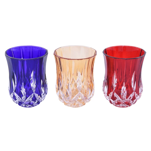 Decorium Likör Bardağı 6 Prc Crıstallıne 6 Renk M03602 - 2