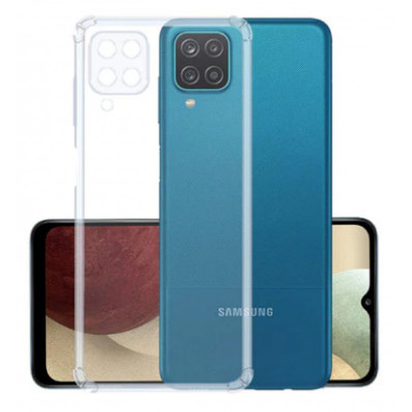 Samsung Galaxy A22 4G Şeffaf Tıpalı Yumuşak Slikon Kılıf - 1