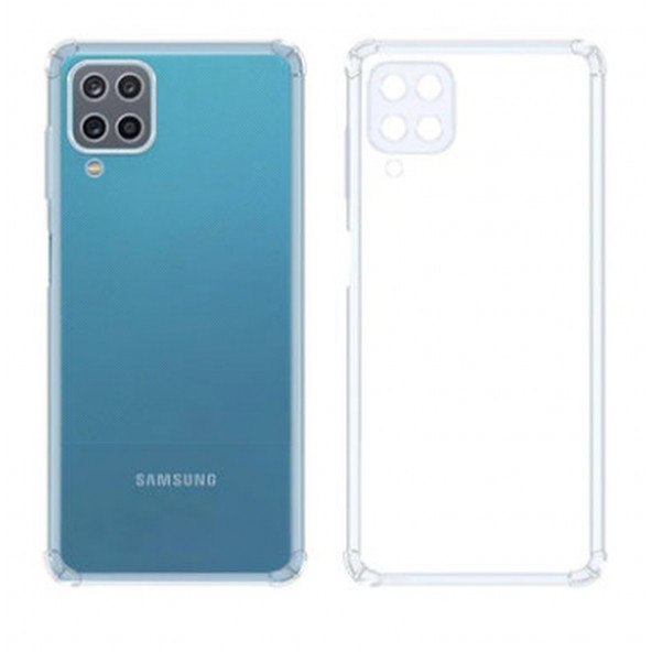 Samsung Galaxy A22 4G Şeffaf Tıpalı Yumuşak Slikon Kılıf - 2