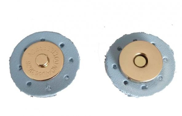 Angel Çanta Aksesuar Suni Derili Mıknatıs Mavi ürün görseli 1