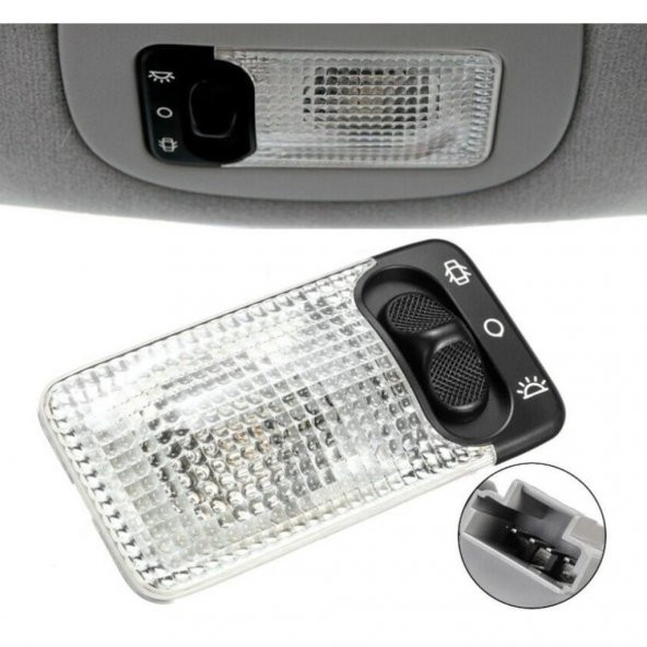 CİTROEN BERLİNGO İÇ TAVAN LAMBASI KOMPLE AMPÜLLÜ ürün görseli 1