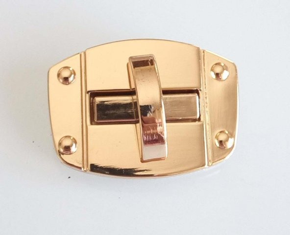 Angel Çanta Aksesuar Büyük Boy Light Gold Renk Vidalı Kilit No:29 ürün görseli
