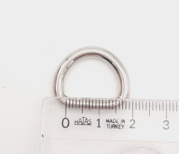 Angel Çanta Aksesuar D Halka 1.5 Cm Gümüş 1 Adet - 2