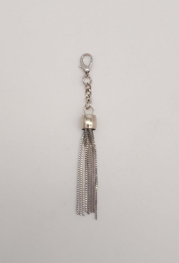 Angel Çanta Aksesuar Gümüş Renk Püskül Süs ürün görseli