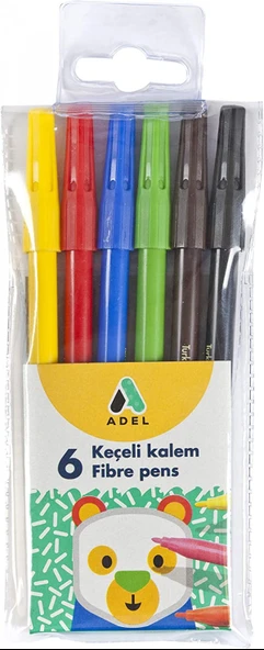 Adel 6'lı Keçeli Kalem Set / 2220222001 ürün görseli