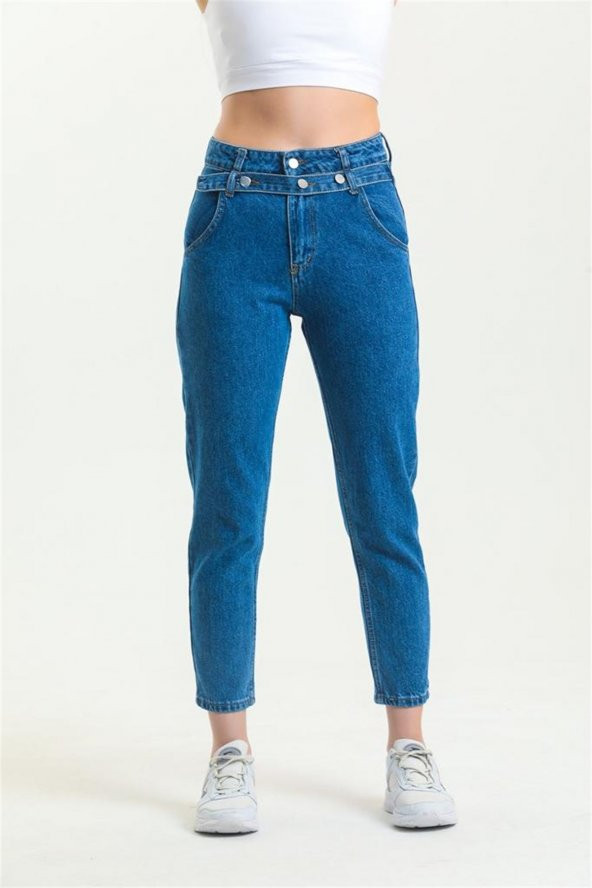 Bayan mom model Kot pantolon 26694