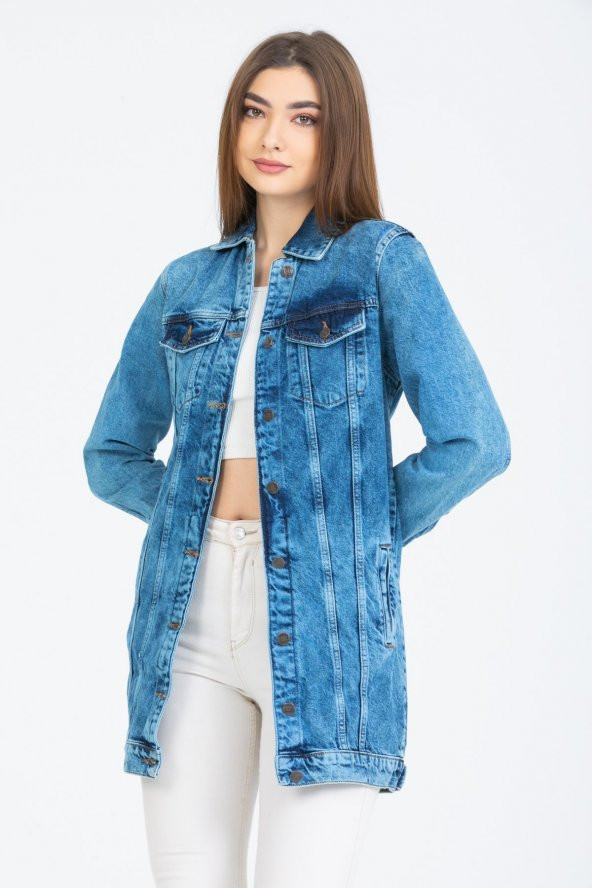 Kadın Yeni Model Kot Ceket 890086