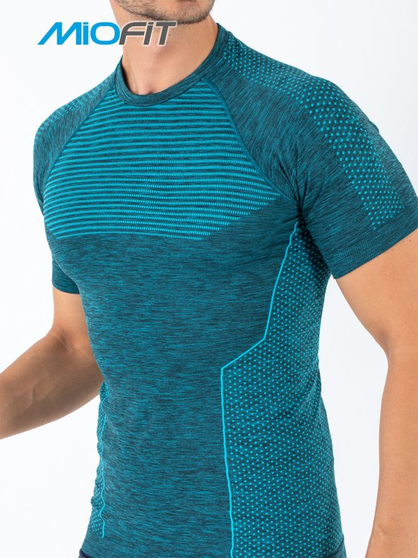 Erkek Active Kısa Kollu Dikişsiz Spor Tişört - 8
