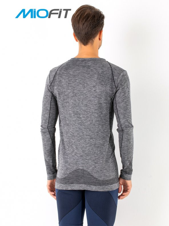 MioFit Erkek Active Wear Uzun Kollu Spor Tişört - 4