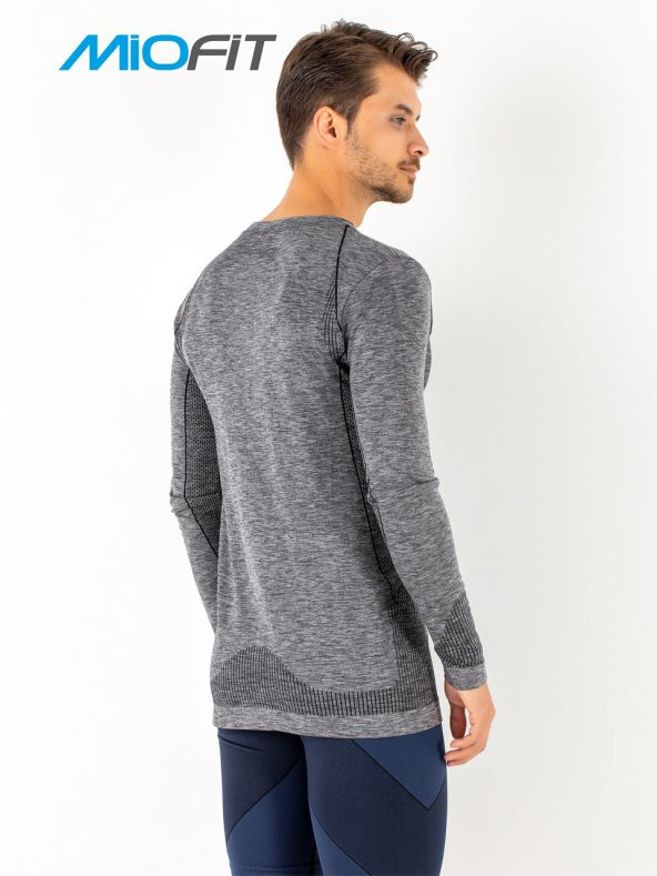 MioFit Erkek Active Wear Uzun Kollu Spor Tişört - 8