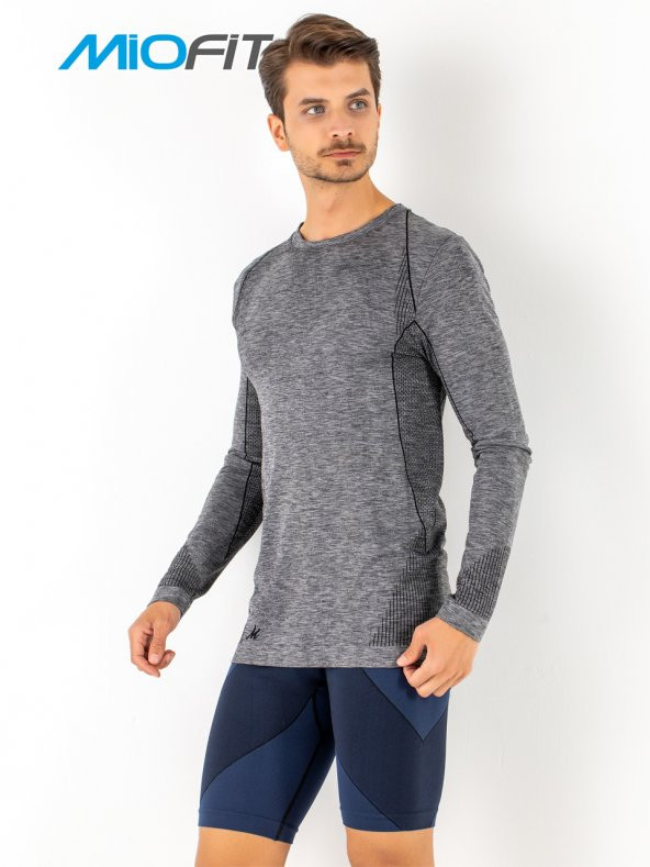 MioFit Erkek Active Wear Uzun Kollu Spor Tişört - 9