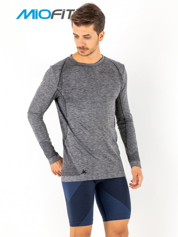 MioFit Erkek Active Wear Uzun Kollu Spor Tişört - 10