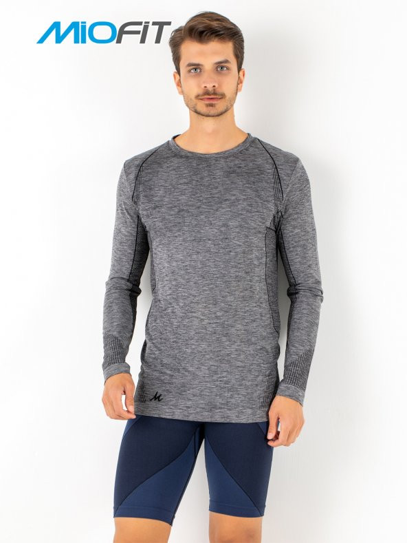 MioFit Erkek Active Wear Uzun Kollu Spor Tişört - 12