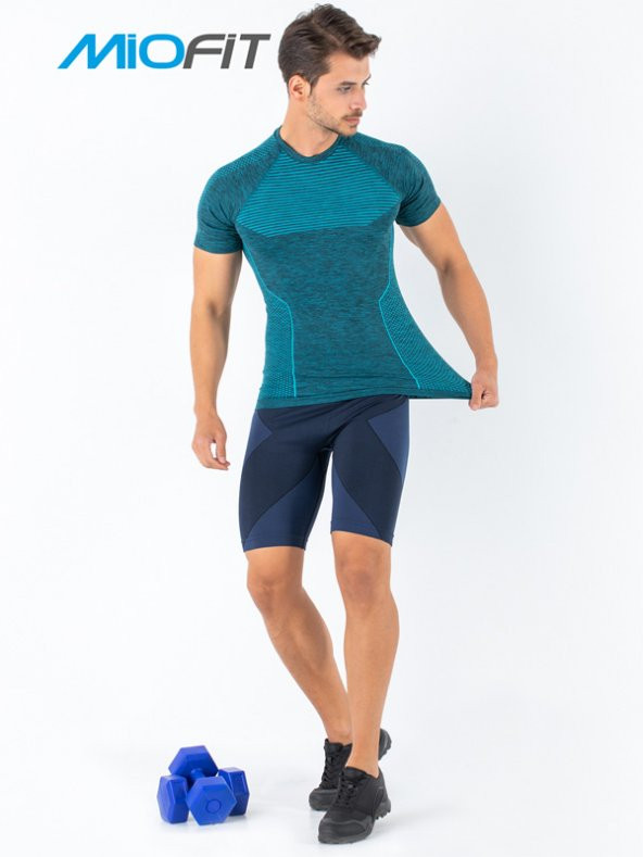MioFit Erkek Active Kısa Kollu Dikişsiz Spor Tişört