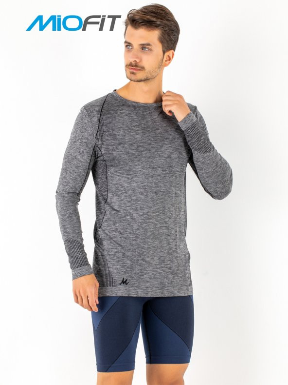 MioFit Erkek Active Wear Uzun Kollu Spor Tişört - 2