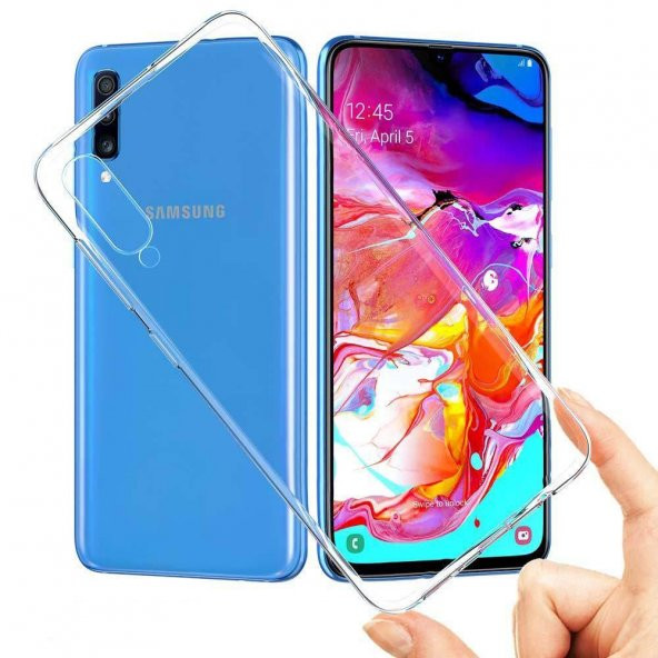 Samsung Galaxy A50 Zore Süper Silikon Kılıf +6D Kaplayan Nano Cam - 3