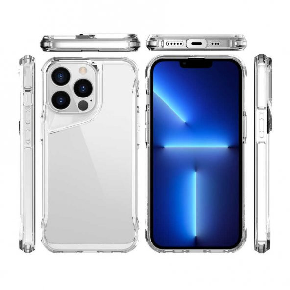 Apple iPhone 14 Pro Max 6.7 Kılıf Zore Tam Koruma Efsane T-Max Kapak - 6