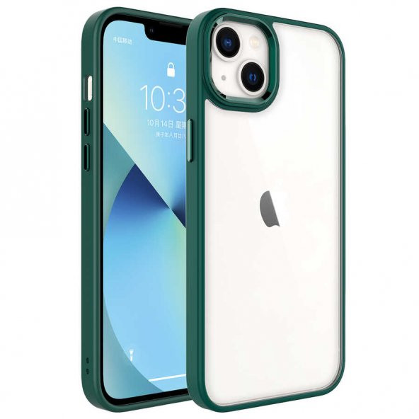Apple iPhone 14 Kılıf Krom Kapak
