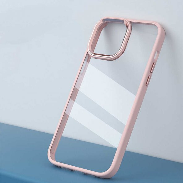 Apple iPhone 14 Pro Max 6.7 Kılıf Krom Kapak - 3
