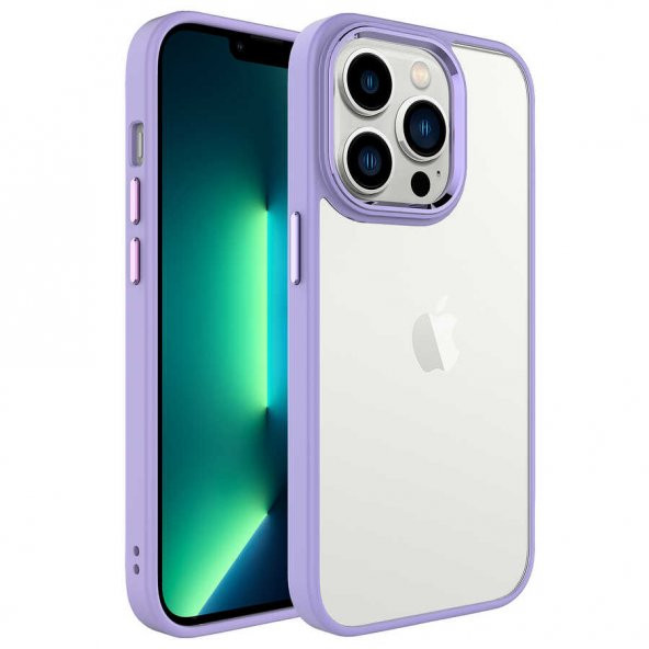 Apple iPhone 14 Pro Max 6.7 Kılıf Krom Kapak - 10