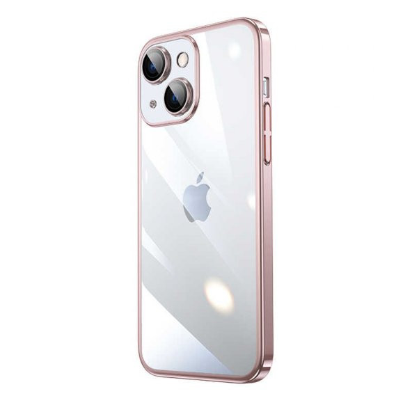 Apple iPhone 14 Kılıf Sert PC Renkli Çerçeveli Zore Riksos Silikon Kapak - 6