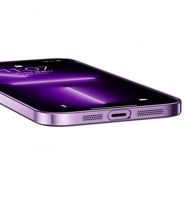 Apple iPhone 14 Pro Max Kılıf Wireless Şarj Özellikli Sert PC Zore Riksos Magsafe Silikon Kapak - 3