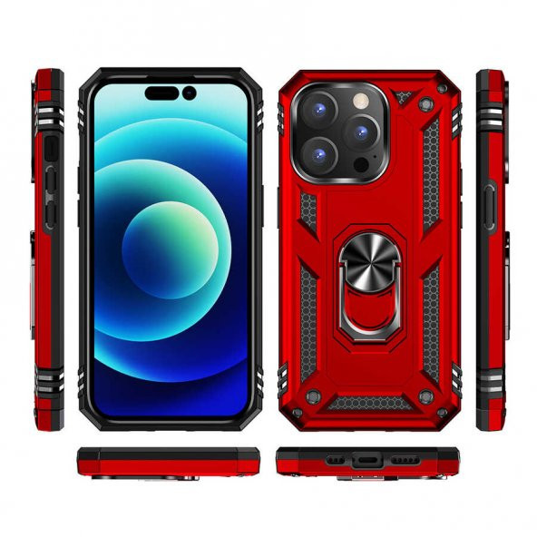Apple iPhone 14 Pro Max Kılıf Zore Vega Kapak - 4