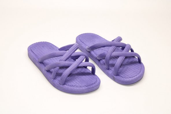 CASSO KIZ ÇOCUĞU KAYMAZ TABANLI SUYA DAYANIKLI EV BANYO BAHÇE YAZLIK PLAJ HAVUZ DENİZ BALKON TERLİĞ - 6