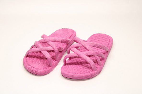 CASSO KIZ ÇOCUĞU KAYMAZ TABANLI SUYA DAYANIKLI EV BANYO BAHÇE YAZLIK PLAJ HAVUZ DENİZ BALKON TERLİĞ - 9